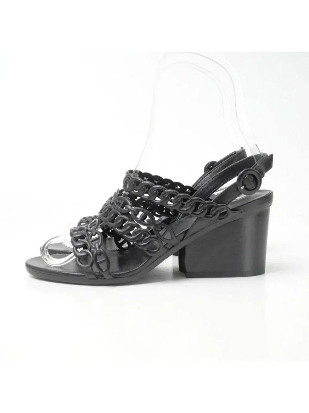 Hermes Romanzo Sandals Chaine D'ancre Strap Wedge Sole RB